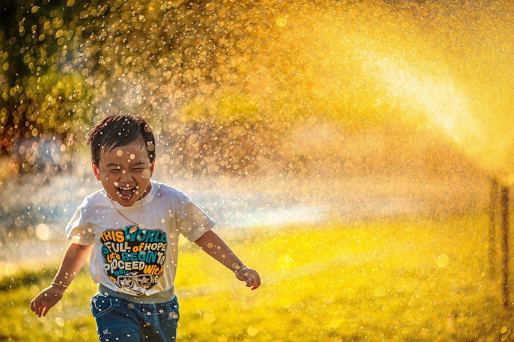 Niño feliz